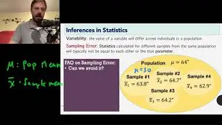 Basic Concepts in Statistics: Sampling Error and Bias