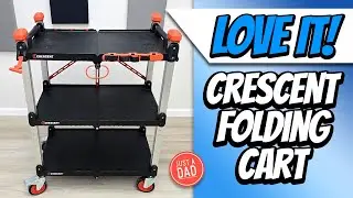 Crescent 3 Shelf Folding Cart - WHY I LOVE IT!
