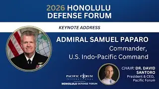 ADM Samuel Paparo: The Future of Deterrence in the Indo-Pacific | HDF 2026