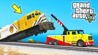 Можно ли буксировать поезд?! (Моды GTA 5)