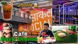 Social cafe ~ saket | Unique park 🌳theme cafe | full information | dlf avenue social