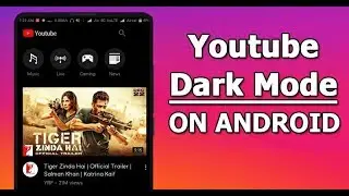 YOUTUBE DARK MODE........!!! For Android Without Root