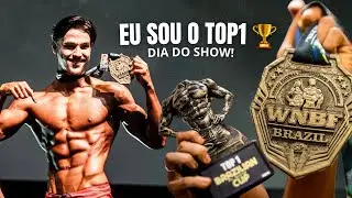 FUI CAMPE&Atilde;O NA MINHA ESTREIA NO FISICULTURISMO NATURAL! 🏆🌱