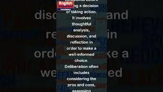 Deliberation