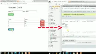 Store HTML Table data in Database | HTML | PHP | MySQL | JavaScript