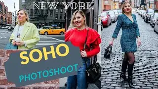 Soho Photoshoot. NYC before lockdown. Plus MakeUp and Preps. Фотосессия в Сохо, Нью Йорк. Плюс Мэйк.