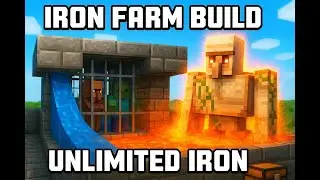 Iron Farm Build in Minecraft Java 1.21.8|utrect இரும்பு கடை|Unlimited Iron|Tamil|RedGearGaming_97.