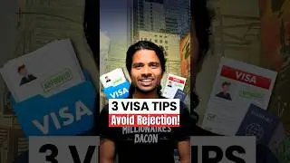 3 Essential Tips to Avoid Visa Rejection | #shorts #visa #greencard #immigrationtips