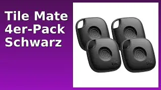 BEWERTUNG (2025): Tile Mate 4er-Pack Schwarz. WESENTLICHE Einzelheiten