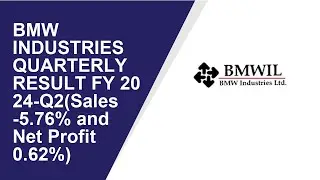 BMW INDUSTRIES Consolidated Quarterly Result | Q2 Result 2024 | BMW INDUSTRIES latest news