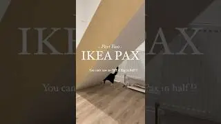 Cutting an IKEA Pax wardrobe in half ?! What Could possibly go wrong #ikea #ikeapax #ikeahacks