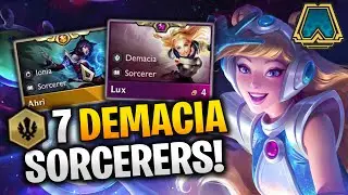 7 DEMACIA SORCERER BUILD! ft. Carry Lux and Ahri (Beginner vs. TFT!) - Teamfight Tactics