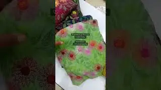 Handmade 3pc Dress soft Crinkle chiffon, Multani Handmade work | Maxento Mart
