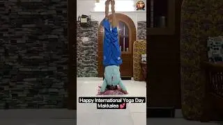 Happy International Yoga Day Makkalea 💕