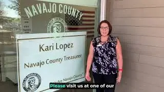 Navajo County Treasurer Update!