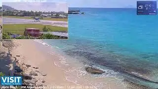 LIVE SXM Airport January 12 ✈️ -  Maho Beach Sint Maarten