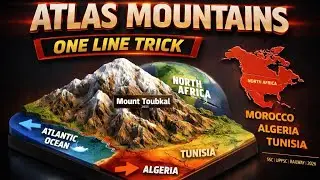 Atlas Mountains Trick 🔥 Map + Facts | Geography for SSC UPPSC UPSSSC UPPOLICE 2026