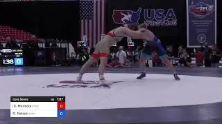 92 Kg Cons Semis - Cole Mirasola, Askren Wrestling Academy Vs Gavin Nelson, Minnesota 1466