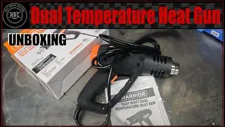 WARRIOR 1500 Watt 11Amp Dual-Temperature Heat Gun Unboxing #warrior #harborfreight #halfdozencustoms