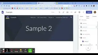 Hide a page in Google Sites