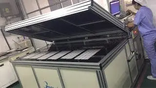 The producing of ETFE Technology Folding Portable 90W Flexible Solar Panel From Our Factory