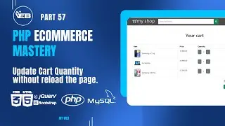 Update Cart Quantity with AJAX (No Page Reload) in PHP & MySQL - Part 57
