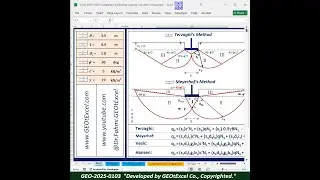 Geotechnical Excel Spreadsheets: GEOtExcel-2025