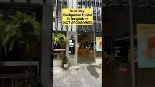 A must stay backpacker hostel in Bangkok , Thailand 🇹🇭 #jamalkudu #yoloyatra #bangkok #lordbobby