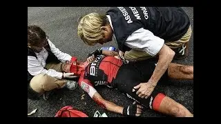 Richie Porte suffers sickening injury in Tour de France