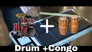 Drum+Congo. patch Roland SPD30 ped