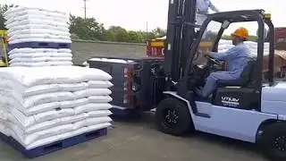 Operaci&oacute;n de Montacargas con clamp | Inversor de Pallet | Forklift Attachments