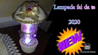 lampada fai da te con barattolo di vetro