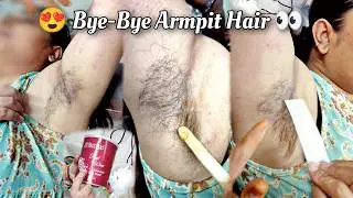 Underarm Waxing (Both Sides)✨Smooth & Clean Armpits with Red Wine Wax | Step-by-Step Tutorial