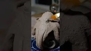 Sculpting an Octopus mug| Full tutorial out now! #howitsmade #pottery #sculpture #ceramicsculpture