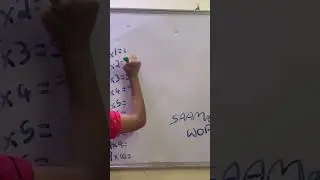 Aadhya Explains Easy Way of Math Table 19
