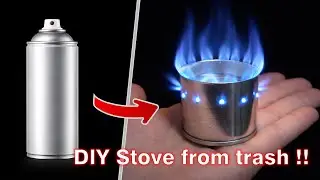 How To Make The Ultimate $1 Alcohol Stove - No Power Tools Needed!