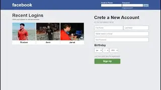 How to create a website like Facebook using HTML & CSS | for beginners and professionals | 2022 |