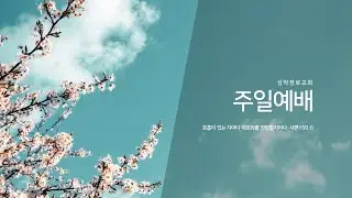 성약장로교회 2026년 1월 18일 주일 예배