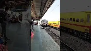 (New Delhi - Chennai )/Grand trunk Express high speed crossing at 130 kmph #tranding #shorts #viral