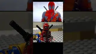 Deadpool vs wolverine in lego pt 2 -Deadpool and Wolverine #lego #deadpool #wolverine