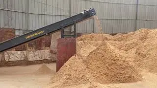 Wood sawdust production line