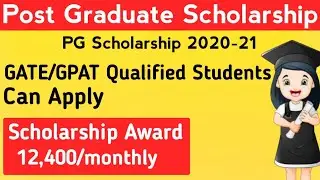 Post Graduate Scholarship 2020-21 | PG Scholarship | SISUOjho