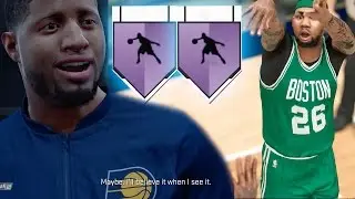NBA 2k17 MyCAREER - 1st Hall of Fame Badge! Scoring 79 Points Combined With Justice! Ep. 44