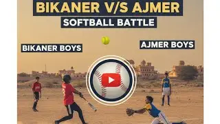 Ajmer v/s bikaner sub junior tournament nagor#softball 