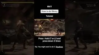 How to do mercy on Mk11 #tiktok #mk11 #tutorial