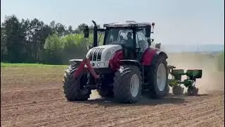Mais aussaat mit Amazone Preccea  6 Reihen.