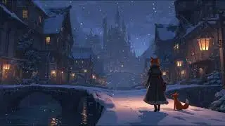 Slow ASMR Fantasy Night Story for Deep Sleep | The Midnight Lanterns of Winterveil