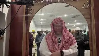 Джума-намаз под руководством шейха Чаббо Чама Хафизахуллы.