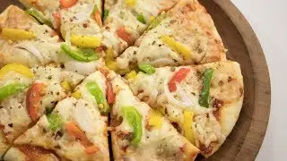 Microwave Pizza Recipe | Start to Finish Easy Veg Pizza Made in Microwave Oven