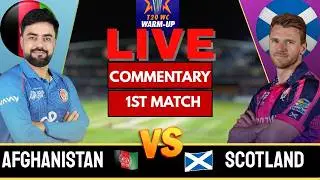 Scotland vs Afghanistan | LIVE Score & Commentary | T20 World Cup 2026 Warm-Up | Bengaluru